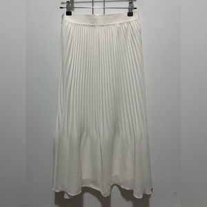 JCrew - Elastic waist pleated midi skirt